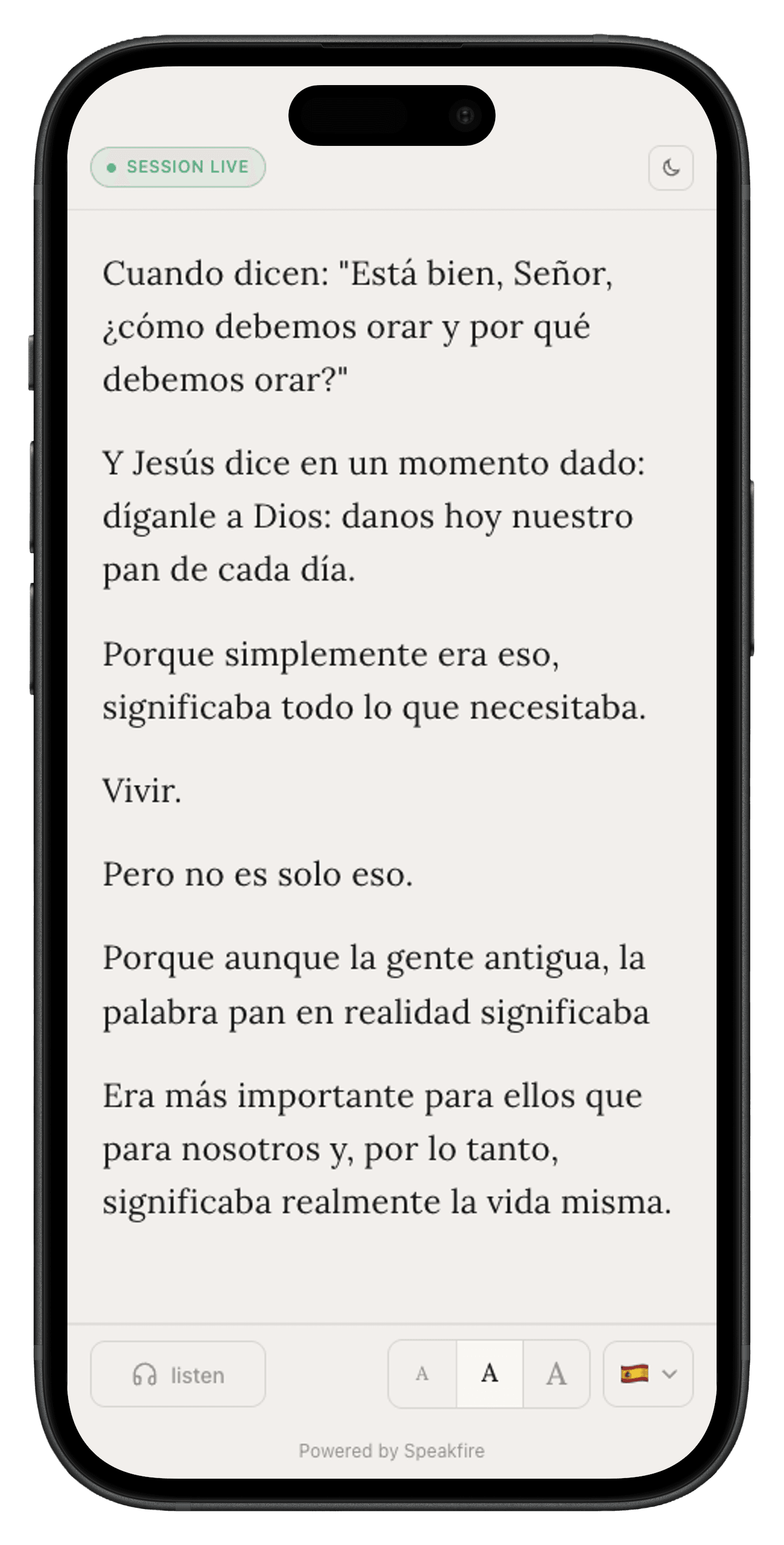 Live transcription and translation